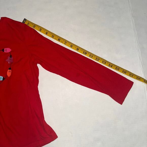 Lot of 3 Cat & Jack Girls 7/8 Top Holiday School Casual Everyday Basic Christmas - Picture 6 of 16